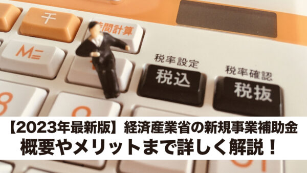 【2023年最新版】経済産業省の新規事業補助金│概要やメリットまで詳しく解説！