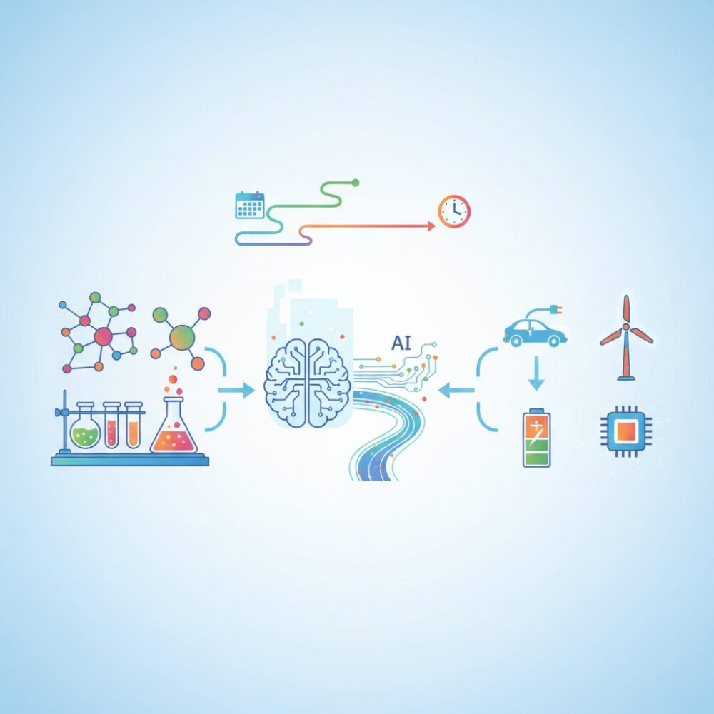 マテリアルズ・インフォマティクス(MI)の基本概念と仕組み のイメージ