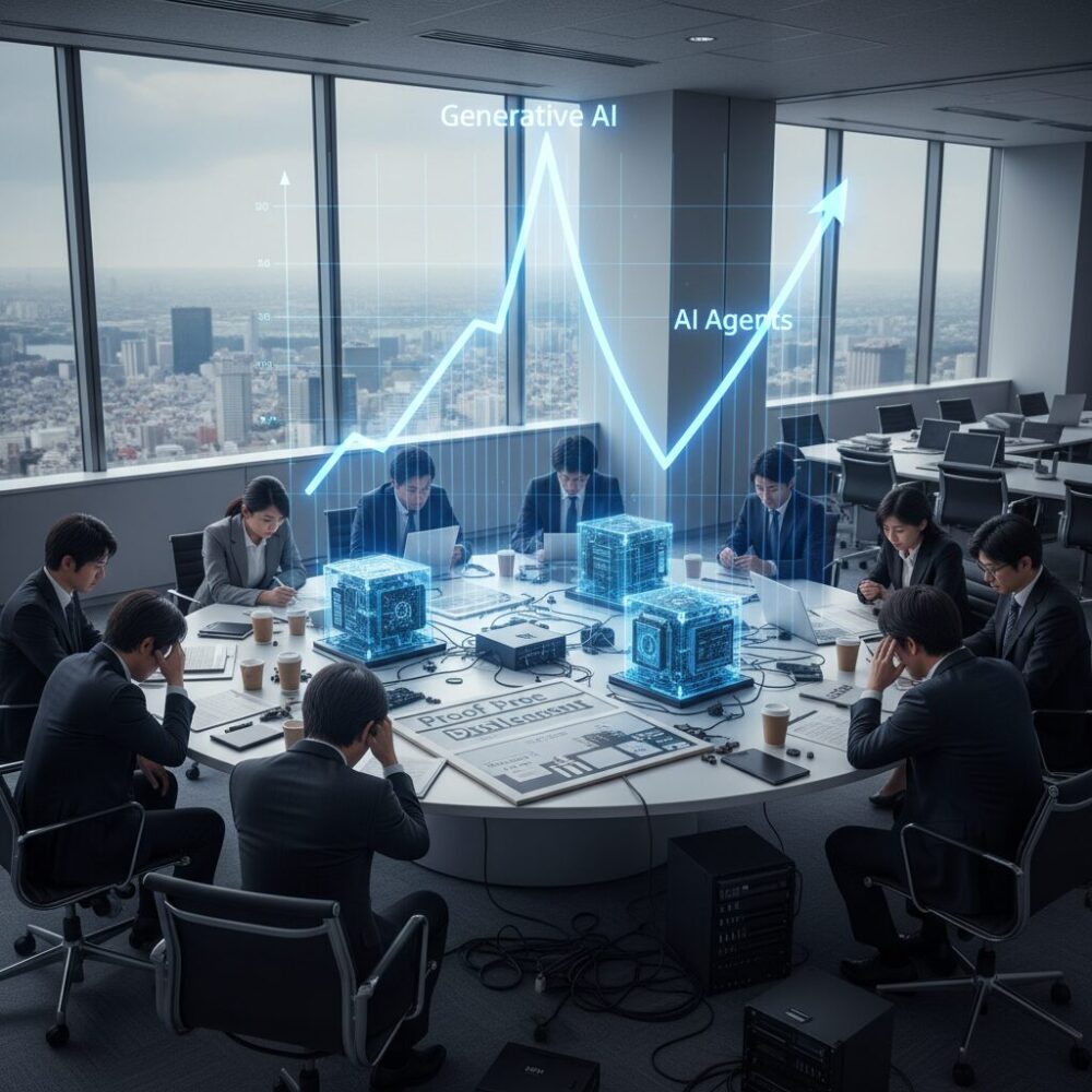 ハイプ・サイクルから読み解く生成AIとAIエージェントの現在地 のイメージ