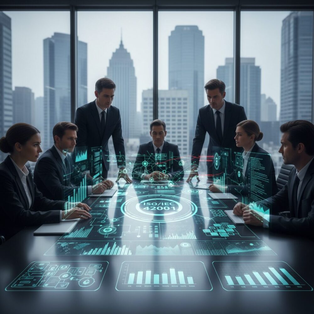 ISO/IEC 42001が企業経営に与える実務的影響 のイメージ
