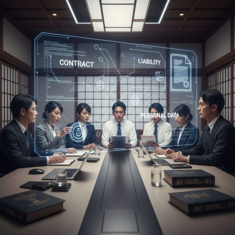 契約・責任・個人情報：生成AI特有の法的論点 のイメージ