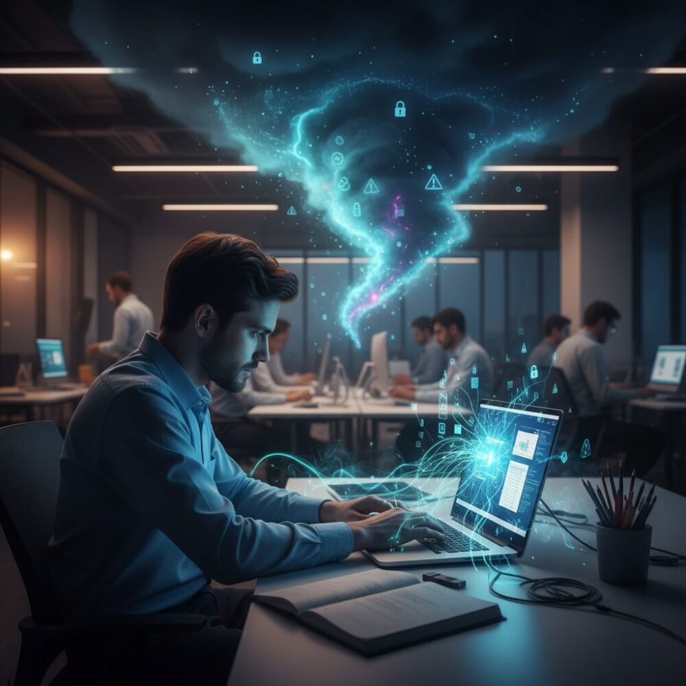 シャドーITとの決定的な違いとリスクの質的変化 のイメージ