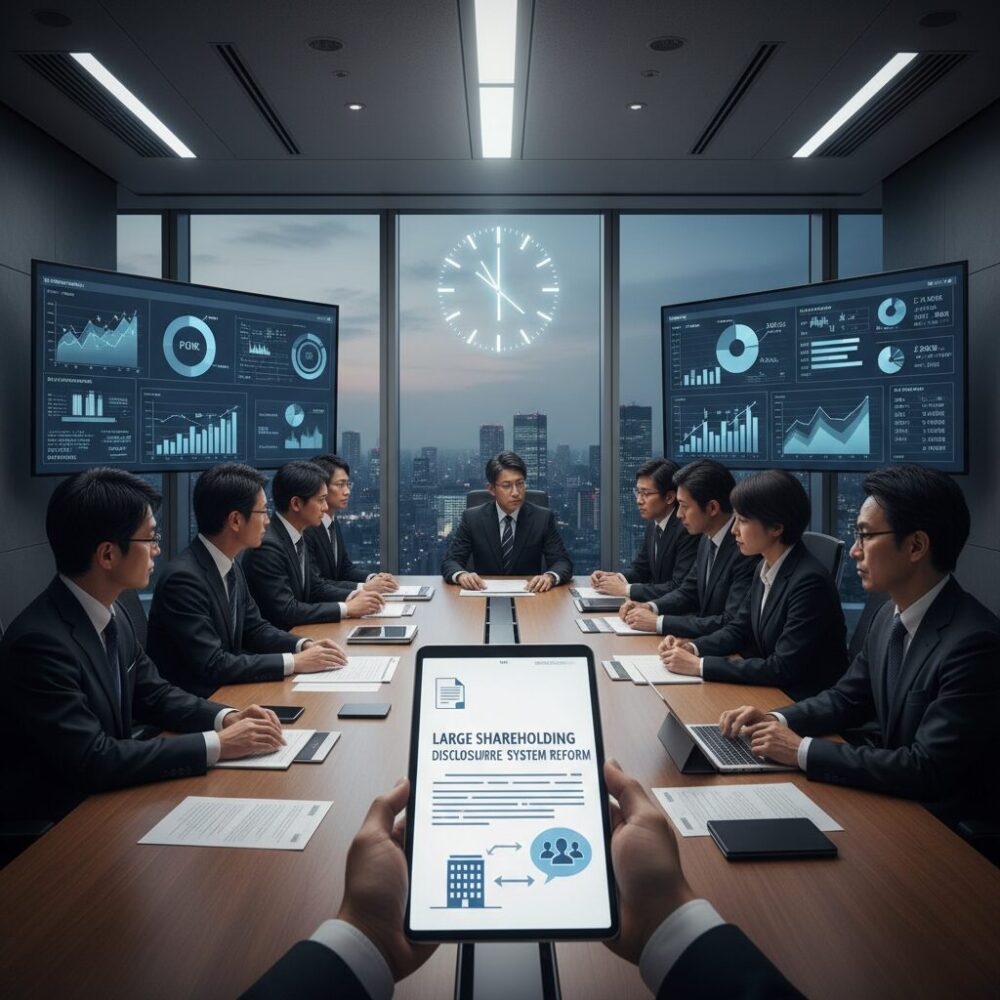大量保有報告制度改正が変える投資家と企業の対話 のイメージ