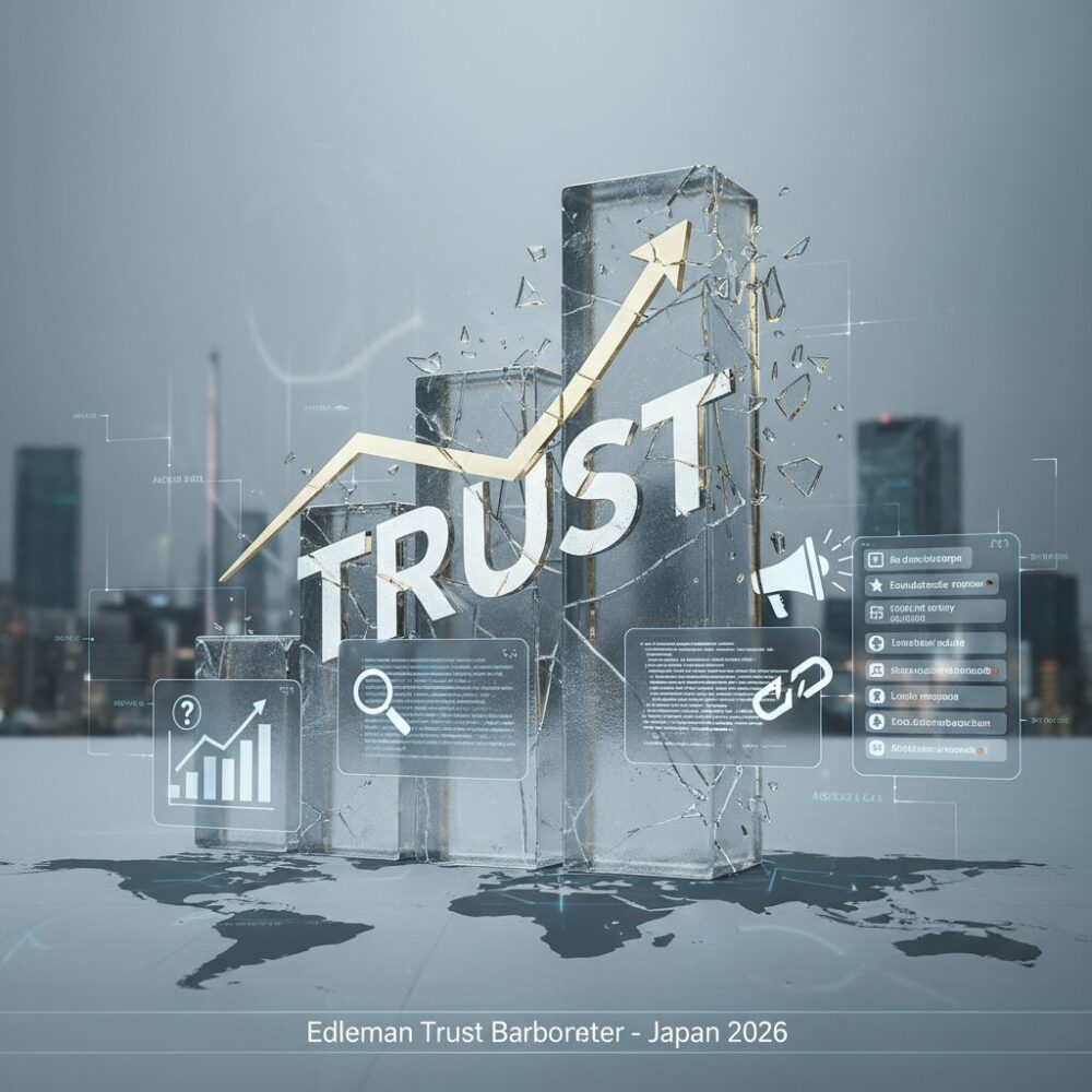 エデルマン・トラストバロメーターが示す日本の信頼低下の実態 のイメージ