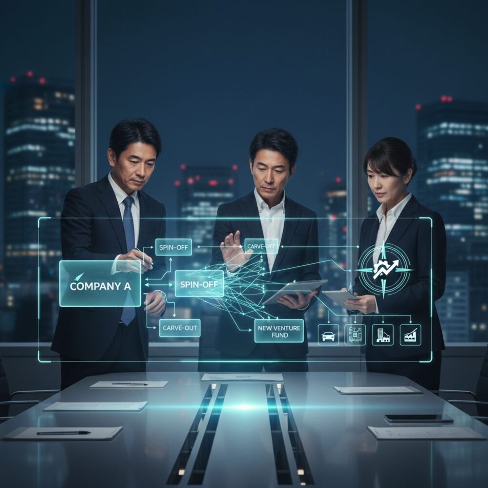 スピンオフ・カーブアウトが経営アジェンダになった理由 のイメージ