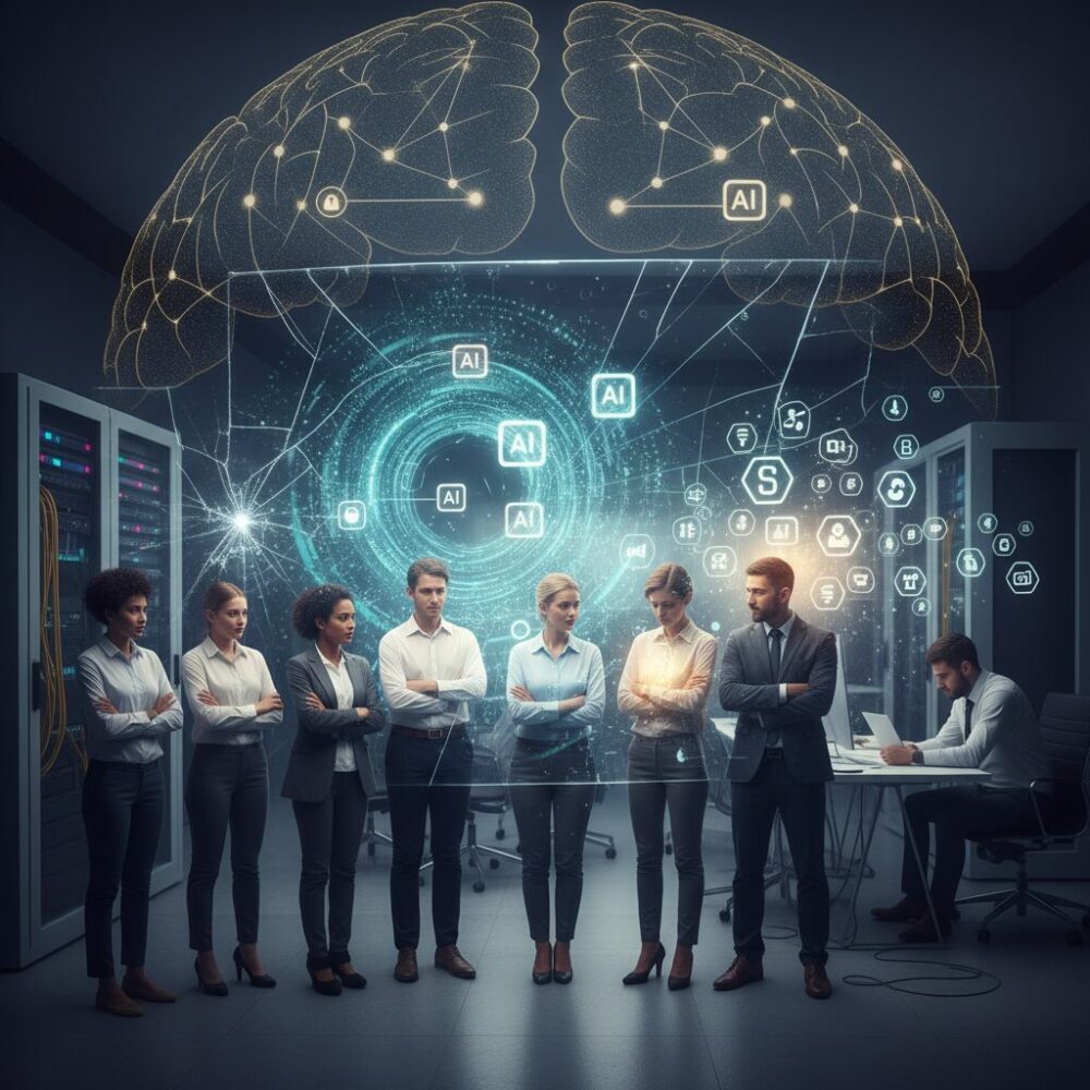 AI時代でも解決しない知識共有の壁と組織心理 のイメージ