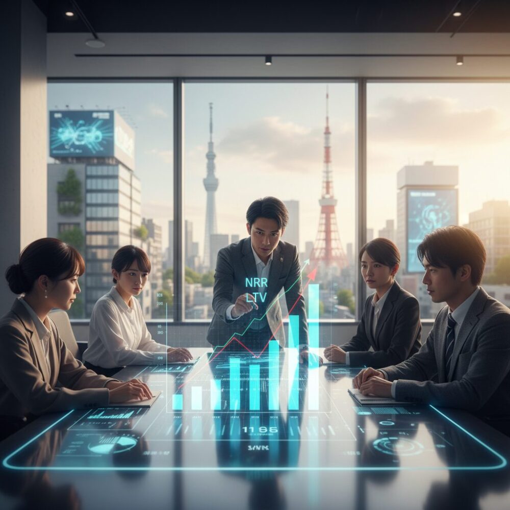 解約率・NRRから読み解く日本市場の課題 のイメージ