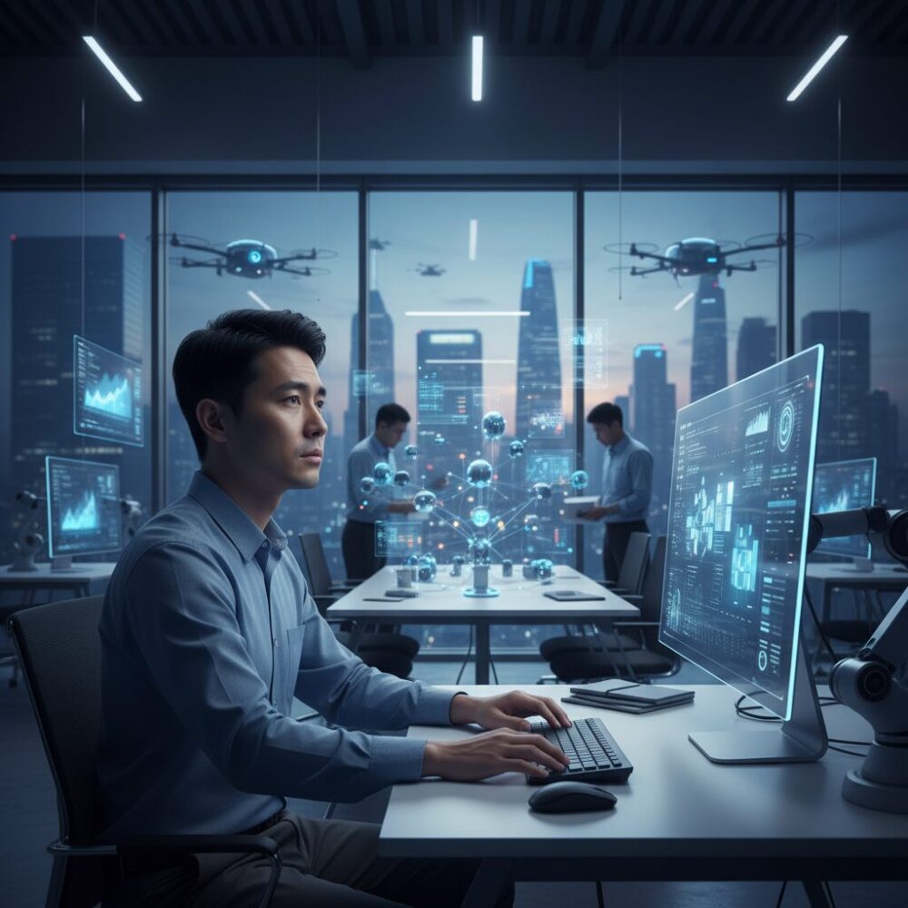 知能の産業革命を加速させるAIエージェントとアンビエントAI のイメージ