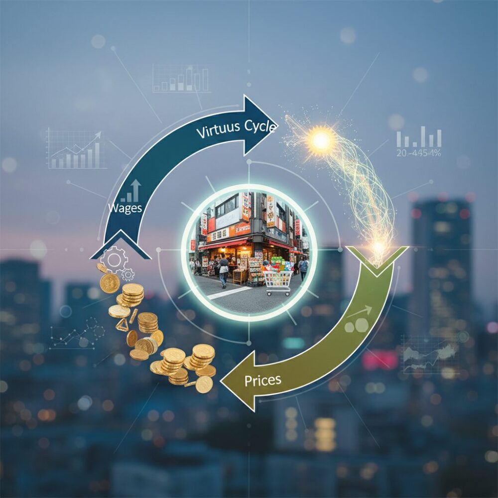 賃金と物価の好循環が意味するもの のイメージ