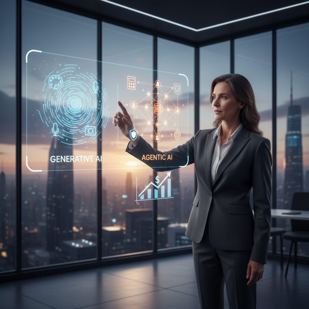 エージェント型AIとは何か:従来の生成AIとの決定的な違い のイメージ