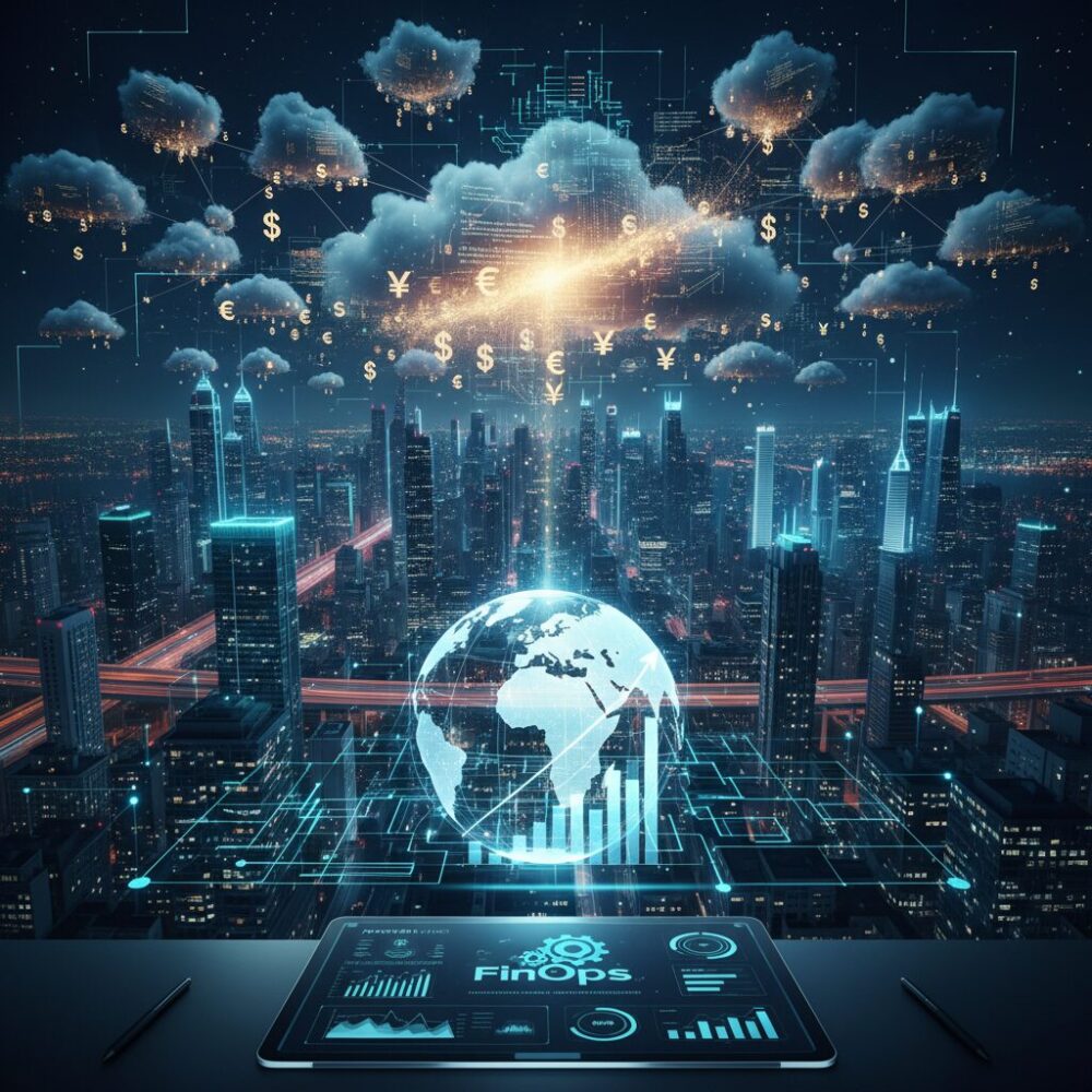 世界のクラウド支出1兆ドル時代とFinOps市場の成長 のイメージ