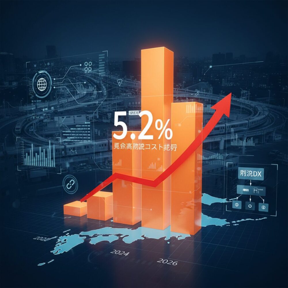 売上高物流コスト比率が示す日本企業への経済的衝撃 のイメージ