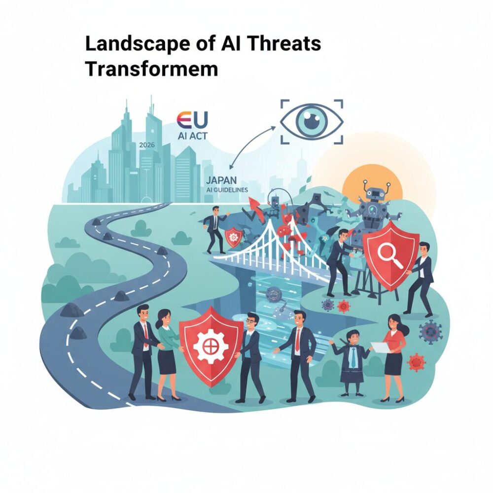 2026年に顕在化したAI脅威ランドスケープの変化 のイメージ