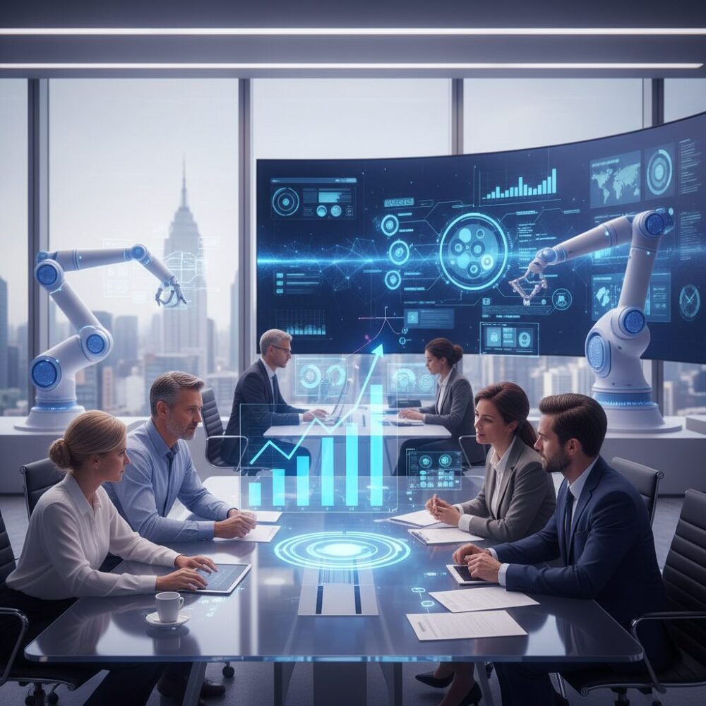 統計データが示すAI導入の現状と労働環境への影響 のイメージ