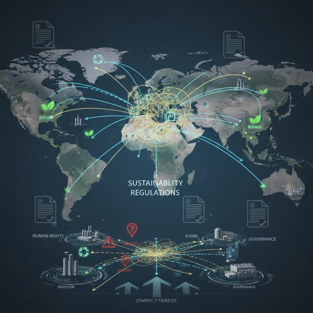 欧州におけるサステナビリティ規制の再編と企業への影響 のイメージ