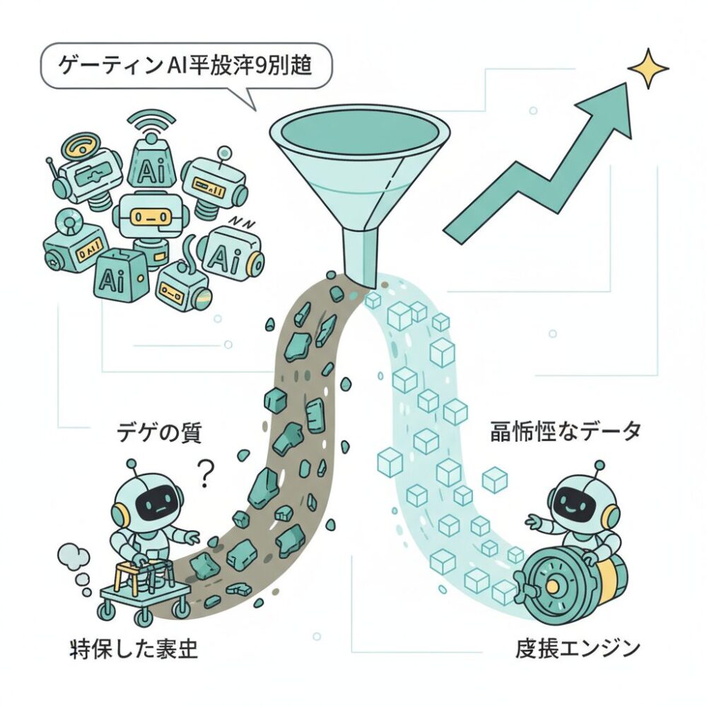 生成AI普及率9割超が突きつけた「データの質」という現実 のイメージ