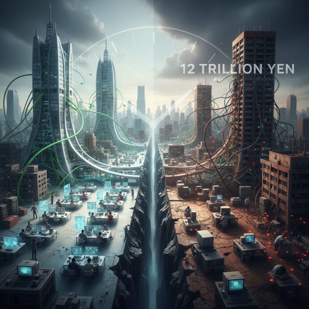 年間12兆円損失の正体──レガシーシステムが奪った競争力 のイメージ