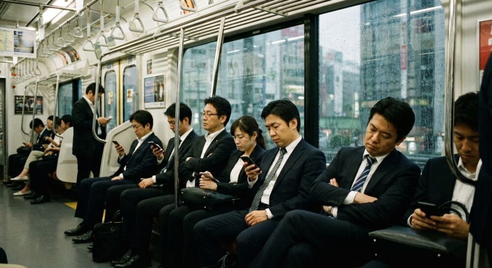 社会人の学習時間が示す日本の構造的停滞 のイメージ