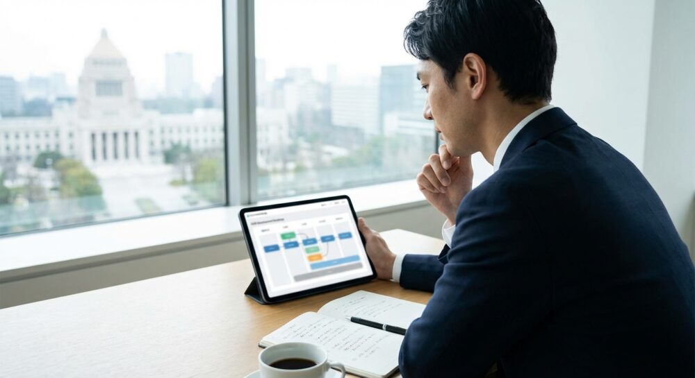 国策として進むリスキリングとキャリア自律 のイメージ