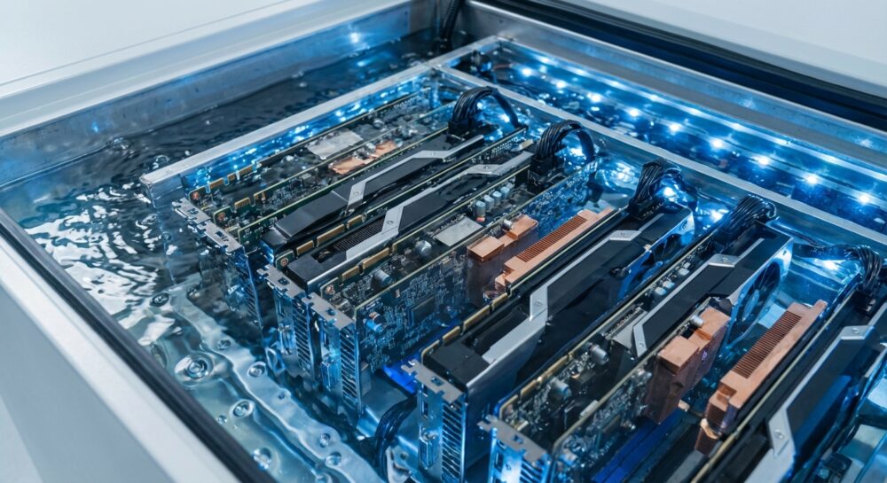 液浸冷却の実力：PUE1.05・電力削減94%のインパクト のイメージ