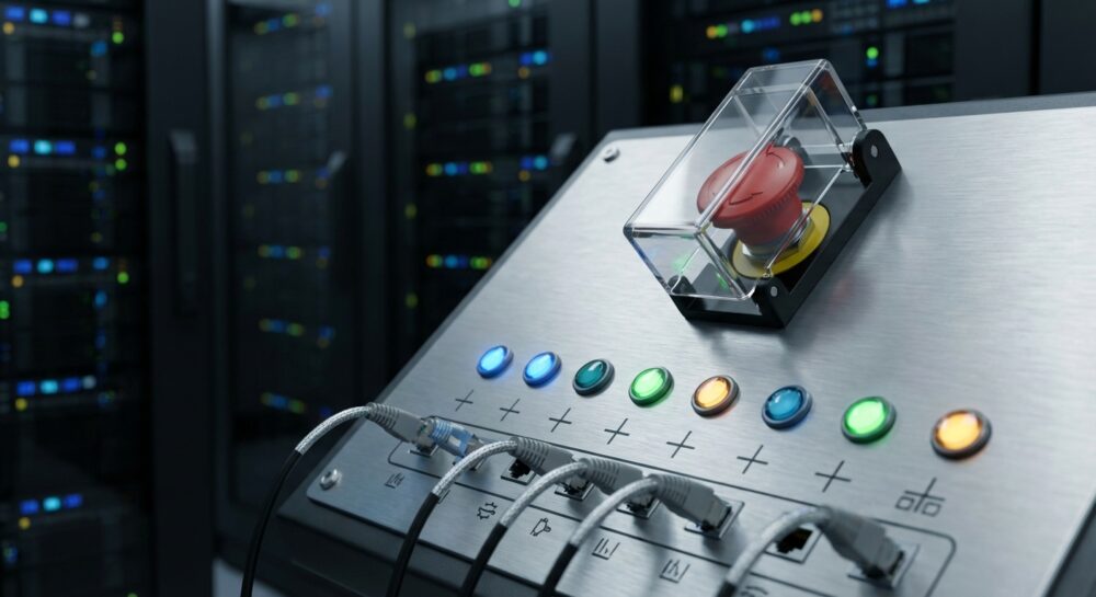 停止スイッチの技術的定義：単なる電源遮断ではない多層防御モデル のイメージ