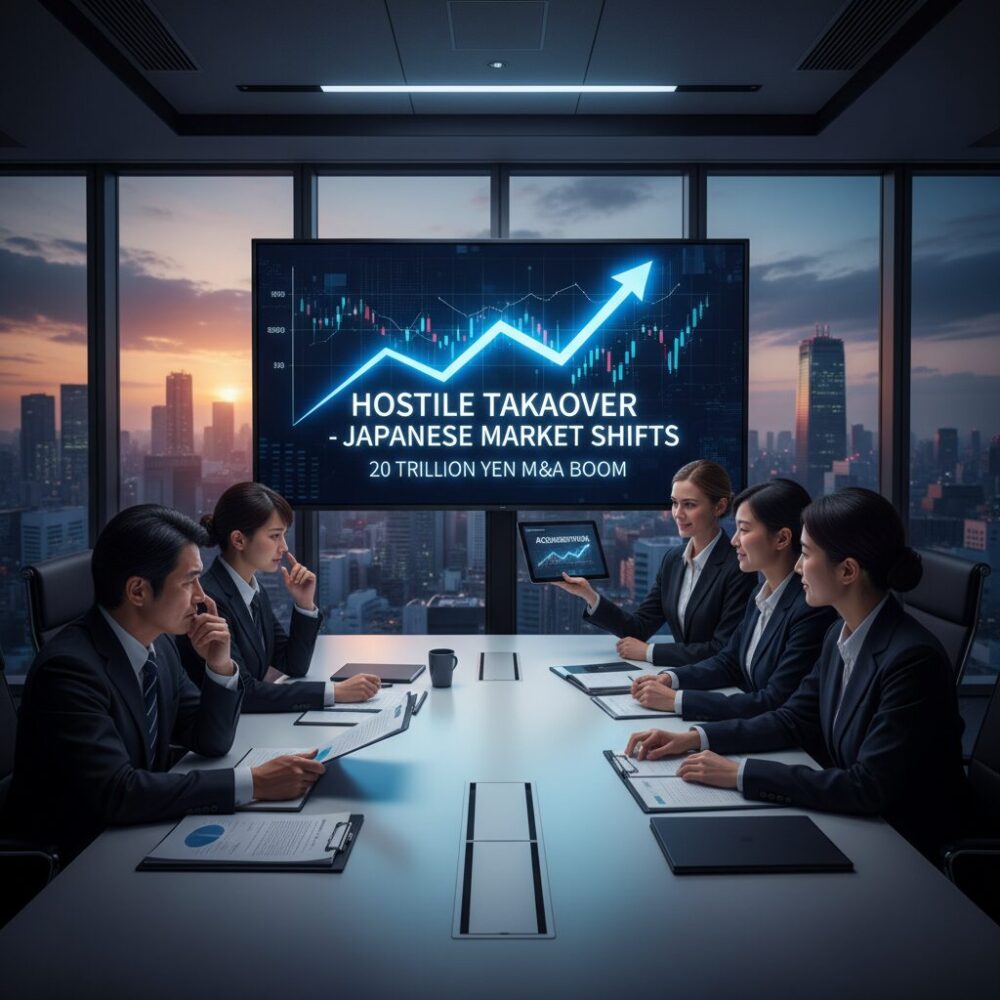 敵対的買収が当たり前になる資本市場の変化 のイメージ