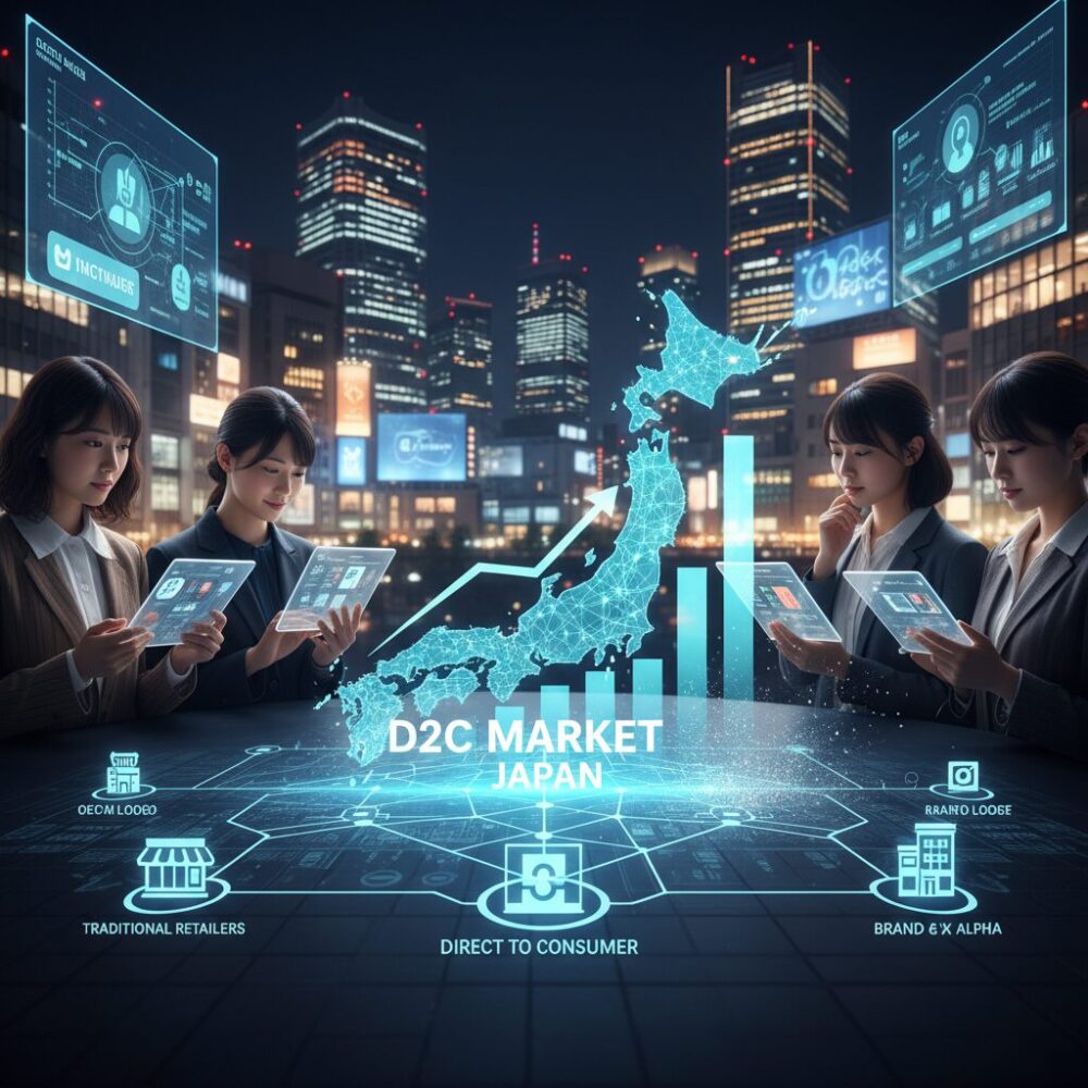 日本のD2C市場3兆円規模が示す産業構造の変化 のイメージ