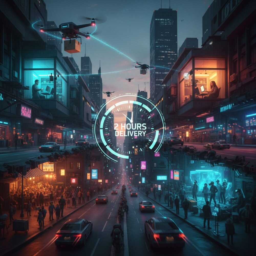 2時間配送が当たり前になるスピード経済のインパクト のイメージ