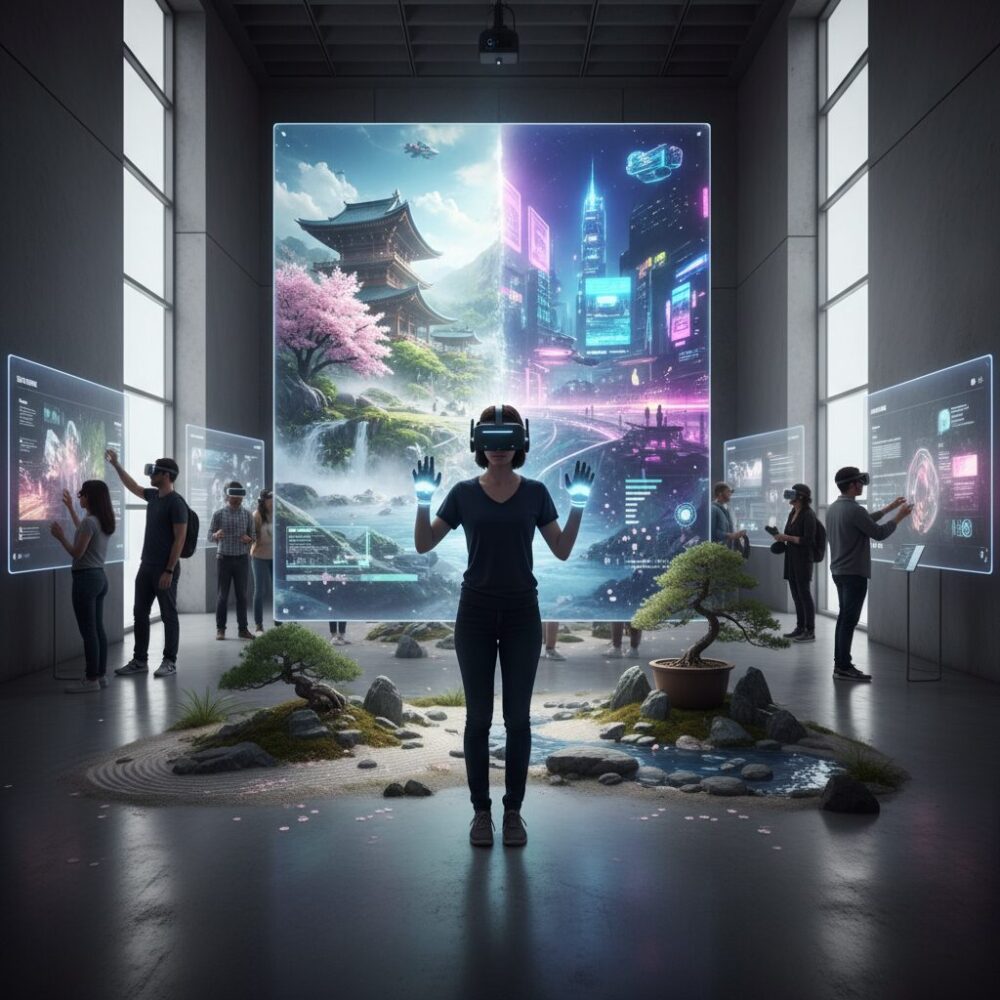 リアルとバーチャルが共存する体験設計 のイメージ